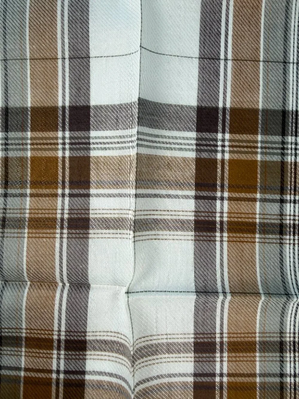 NWT Christian Dior Plaid Cotton Scarf 19